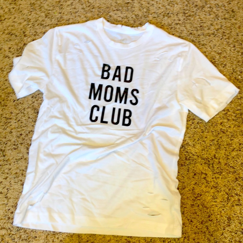 Distressed graphic tee